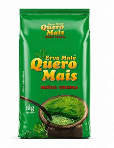 Erva Mate Quero Mais Moida Grossa 1 Kg S/acucar