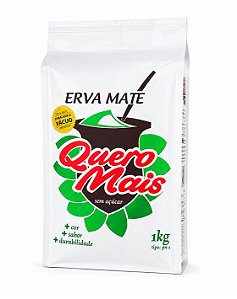Erva Mate Quero Mais 1 Kg A Vacuo S/acucar