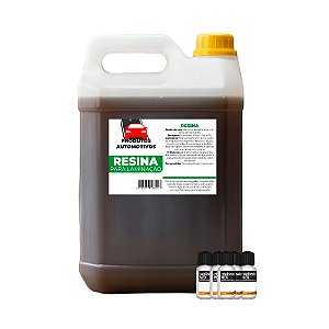 Resina Poliester Laminação 5kg Com Catalisador Adesivo Fibra