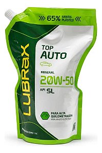 Lubrax Top Auto Min 20w50 Sl Pouch Litro (sache)
