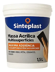 Massa Acrilica Sinteplast 1,5 Kg
