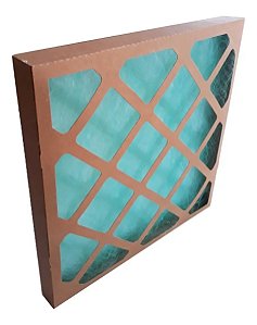 Pré-filtro Fibra de Vidro 495x495x50mm Cabine de Pintura - Kit 2 Peças