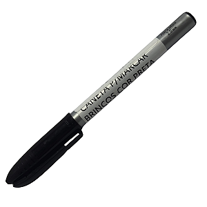 Caneta Para Marcar Brincos Cor Preta Walmur 623