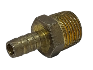 Niple Latão 1/2 Npt X 3/8 Bm