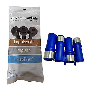 Kit Capa Teteira Azul Triangular+peso Inox+Teteira Triangular
