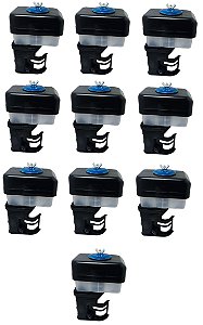 10 uni. Filtro De Ar A Óleo Motor 5.5 6.5 7hp Branco Buffalo