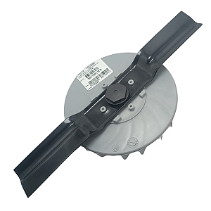 Kit Flange Ventilador Faca Parafuso Cortador Grama Cid 32c