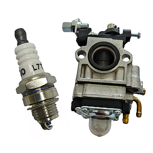 Kit Carburador e Vela Roçadeiras Importadas 43cc 52cc 62cc