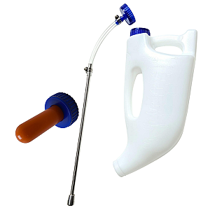 SONDA ESTOMACAL PARA BEZERROS 4L com bico amamentador