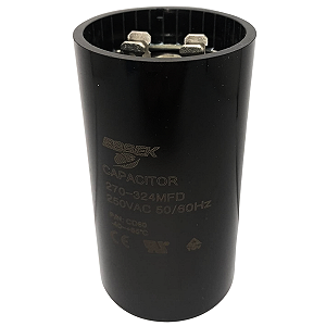 Capacitor Partida CD60 270-324uF 250V 60Hz Alta Durabilidade