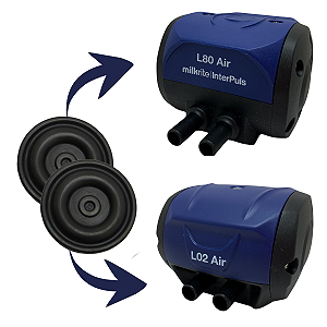 Kit Membranas Grandes Pulsador L80/LL90/L02 Interpulse Orig.