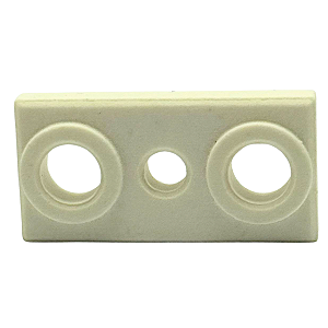 Isolador De Porcelana para Ponta Resistência Forno Elétrico