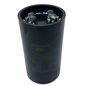 CAPACITOR DE PARTIDA MODELO CD60 124-149UF 250VAC/60HZ - MARCA ESSEK - CD6012420
