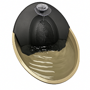 BEBEDOURO E PURIFICADOR AGUA FONTE PETIT GOLD 110V PRETO COD1501