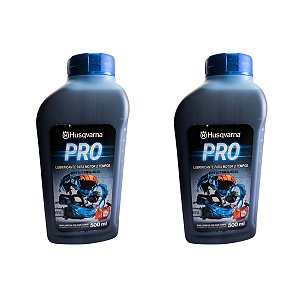 Oleo Motores 2 Tempos Para Motosserra 500ml Husqvarna 2Und