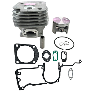 Kit Cilindro Pistão Anel Para Motosserra HQV 272 + Juntas