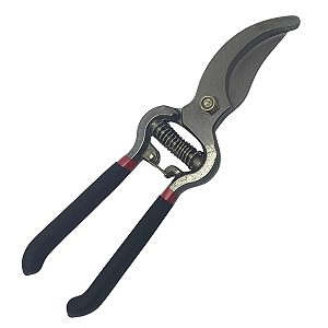 Tesoura de Poda 8" Mola e Cabo Emborrachado para Jardinagem Aço Resistente com Trava