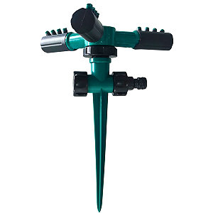 IRRIGADOR Giratório tipo espeto 360°Aspersor Jardim Horta Gramados Canteiro
