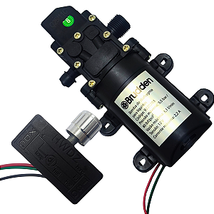 Motor Bomba Diafragma Brudden 12v+regulador De Pressão Ss20b