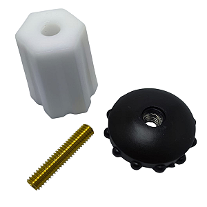 Kit Bloco do Agitador Manopla Prisioneiro Lavadora De Roupa Mueller Plus Antiga