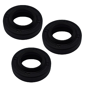 Kit 3 RETENTOR RASPADOR OLEO LAVADORA JACTO 6000 Antiga DIAM10 X 18 X 6
