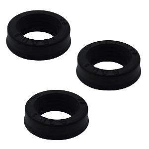 Kit 03 GAXETAS PARA LAVADORA JACTO 6000 Antiga DIAM10 X 18 X 5,7