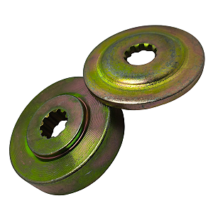 Kit protetor Rolamento Arruela Flange Transmissão Roçadeiras Importadas 43cc 10 estrias