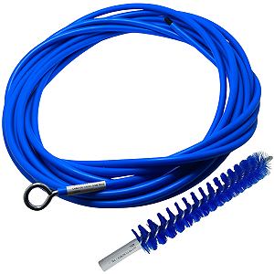 Escova De Limpeza Mangueiras Ordenha + Cabo Nylon 9 Metros