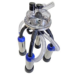 Kit Aranha Ordenha Coletor 450ml Teteira Capa Inox 1anel