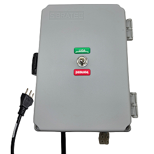 Caixa De Comando c/ fonte Chaveada 24V p/ 4 pulsadores eletronicos