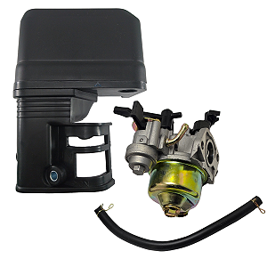 Kit Carburador e Filtro De Ar Completo Motor 4T 5,5/6,5/7 Hp