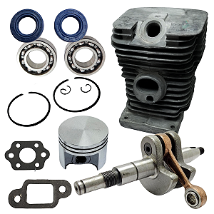 Kit Cilindro Retentores Rolamentos e Virabrequim Para Motosserra Stihl 170
