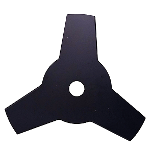 Lâmina Faca 3 Pontas Roçadeiras 255mm Furo 1 Polegada