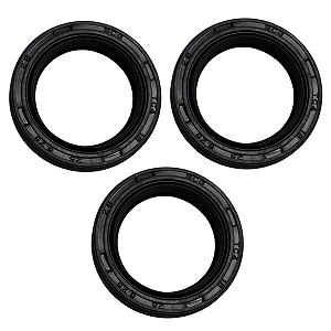 KIT 3UN RETENTOR DA AGUA BOMBA P/LAV1600I VONDER 6898160126