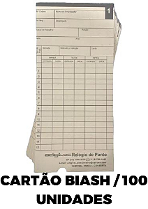 Cartão Cartográfico Vega Biash 100 UNI