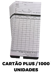 Cartão Cartográfico Plus 1000 UNI
