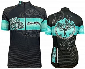 Camisa Ciclismo POWER GIRL VERDE