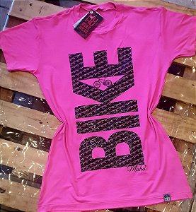 BABY LOOK DRY FIT ATODOMOMENTO ROSA FLUOR