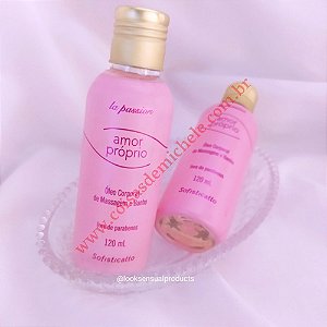 Óleo para massagem Amor Próprio - 120ml - Pele hidratada e aveludada - Sofisticatto