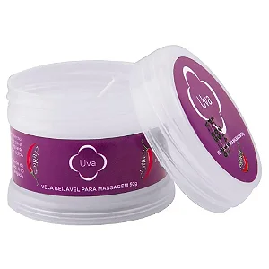 Vela beijável aromática para massagem - Uva- Chillies - 50g #