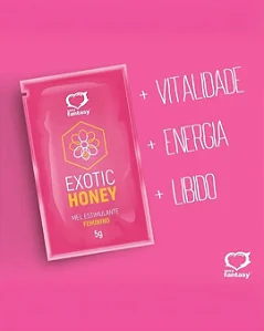 @ Exotic Honey mel Estimulante Feminino Sachê 5g Sexy Fantasy