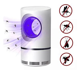 Mata Mosquito Lâmpada LED UV Armadilha Eletrônica Anti Mosquito - Mata Mosca Pernilongo Insetos