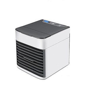 Mini Ar Condicionado Portátil Arctic Air Cooler Umidificador Climatizador Luz Led USB / Ar puro