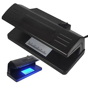 Detector Identificador Testador Notas Falsas Cartões Cheque Documentos Passaporte Luz Negra