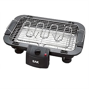 Churrasqueira Elétrica 220v Grelha Churrasco Portátil - Praticidade e Sabor com Controle de Temperatura Ajustável