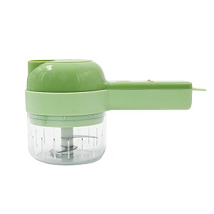 Cortador Triturador Eletrico Para Vegetais E Carnes Multifuncional USB Escova - Praticidade na Sua Cozinha