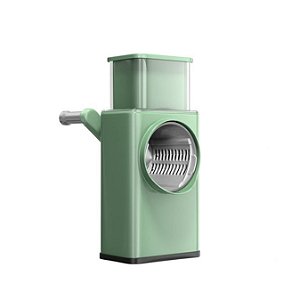Cortador De Legumes Ralador Multifuncional 3 Em 1 Manivela Aço Inox - Permite Cortar, triturar e fatiar com Facilidade.