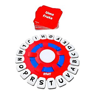 Jogo de Letras Eletrônico – Diversão Educativa para Crianças e Família +5 Anos Jogo Stop Tabuleiro Eletrônico