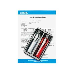 HI782-11 KIT DE VERIFICAÇÃO DE CALIBRAÇÃO PARA CHECKER DE NITRATO FAIXA ALTA HI782 - HANNA
