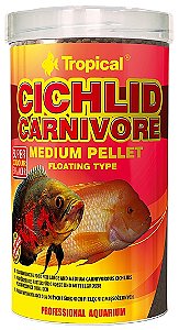 CICHLID CARNIVORE MEDIUM PELLET - TROPICAL